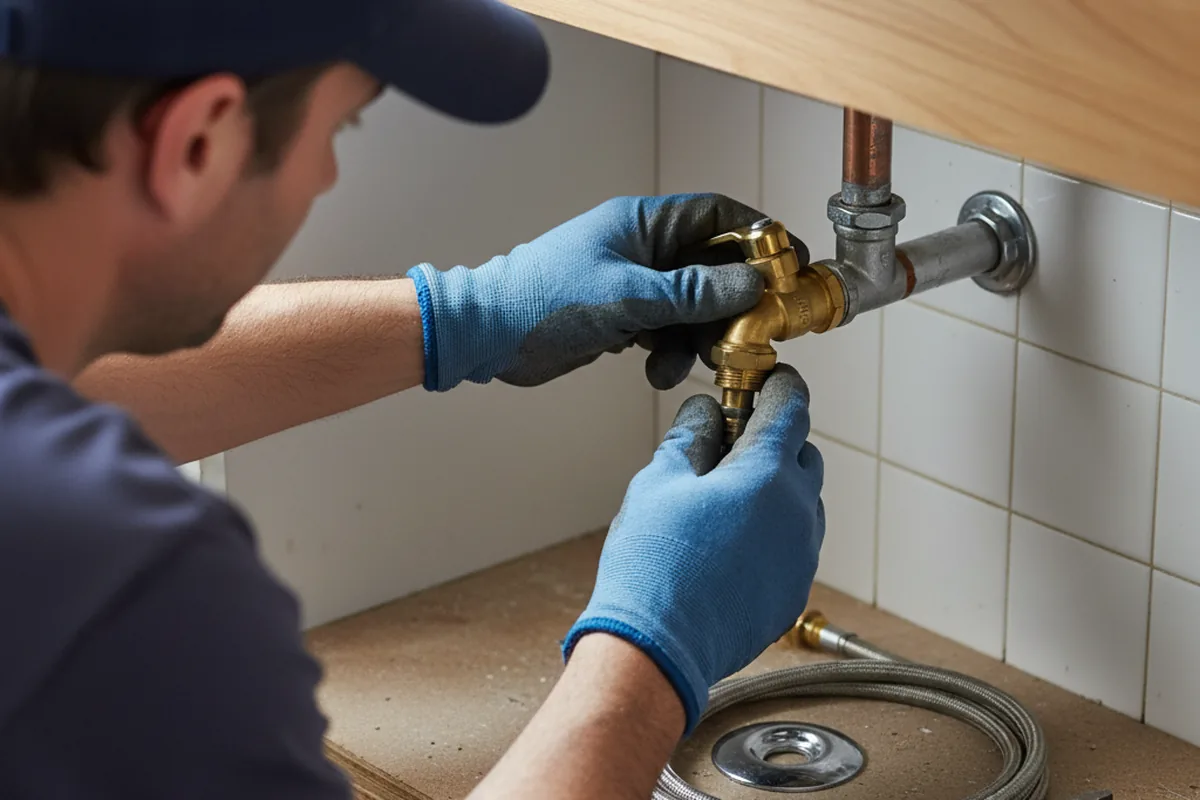Shutoff valve and fitting work during Repiping in Kodak